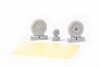 Eduard 624008 Messerschmitt Bf-109 G-5 / G-6 - Wheels Set (3D-Printed / for Airfix Kits) 1/24